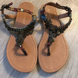 Rampage bohemian sandals size 6.5